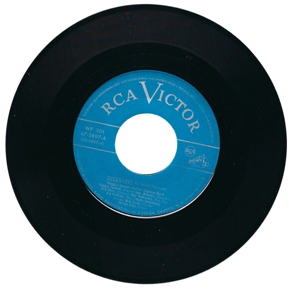Mugsy Spanier - Eccentric  / Livery Stable Blues - RCA Victor 45 RPM Jazz Vinyl - Picture 1 of 2